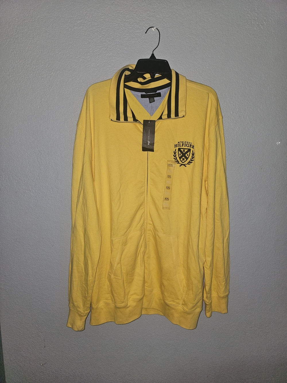 Tommy Hilfiger Yellow Quarter-Zip Pullover